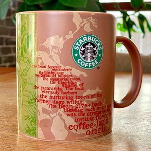Starbucks 2006 Origins - Ode to the Bean Mug - 14oz